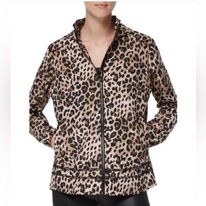 Marc New York Performance
Leopard Water Resistant Windbreaker Jacket (L)